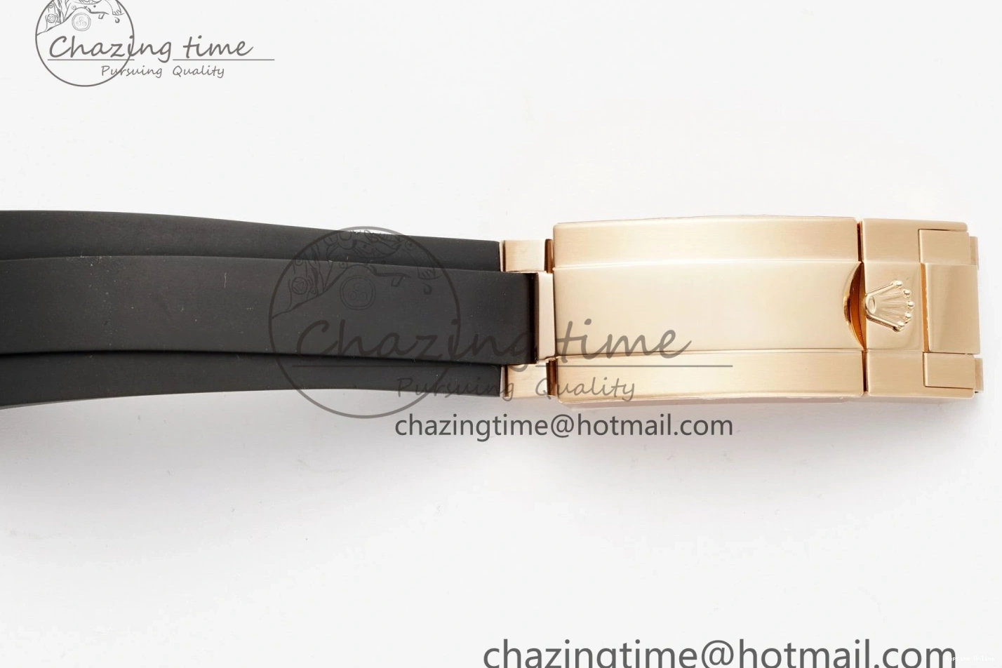 0124 Stretchable Yacht-Master 126655 C+F 1:1 Best Edition Black Ceramic Bezel on Oysterflex Rubber Strap VR 1955